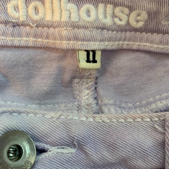 2 pairs of short shorts size 11 by Dollhouse and H2J good condition pre owned - Picture 6 of 15